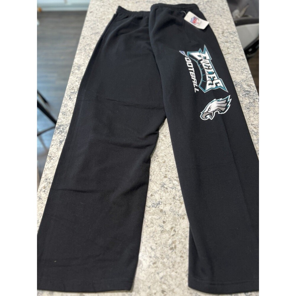 NFL Team Apparel Philadelphia Eagles Black Sweatpants Pants Size 2XL NWT